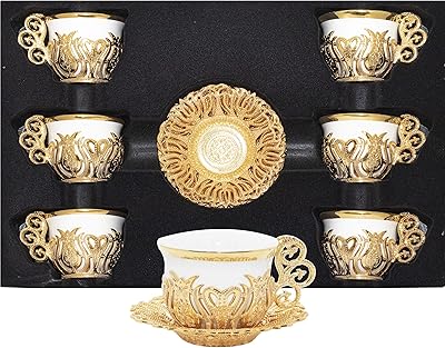 Alisferitime un ensemble de 12 tasses à café expresso turques grecques et arabes