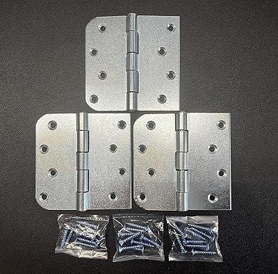 Charnière à bout combinée réversible à mortaise eber, charnière de porte en acier