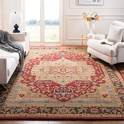 Safavieh mahal collection mah625b tapis oriental traditionnel qui ne perd pas ses poils