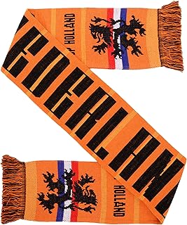 Écharpe de hollande pays-bas pays-bas, orange, noir, convient à tous
